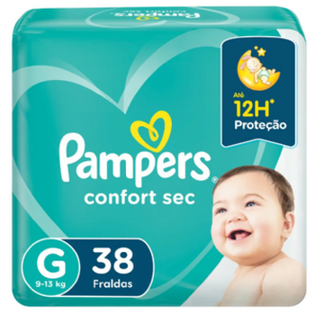 Pañales Pampers Confort Sec G 38u