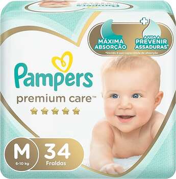 Pañales Pampers Premium Care G 34u