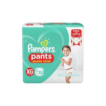 Pañales Pants Ajuste Total XG 32u